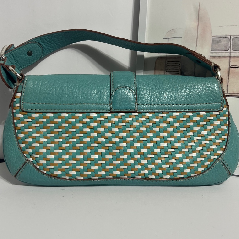 Michael kors  teal/turquoise shoulder bag - Picture 2 of 15